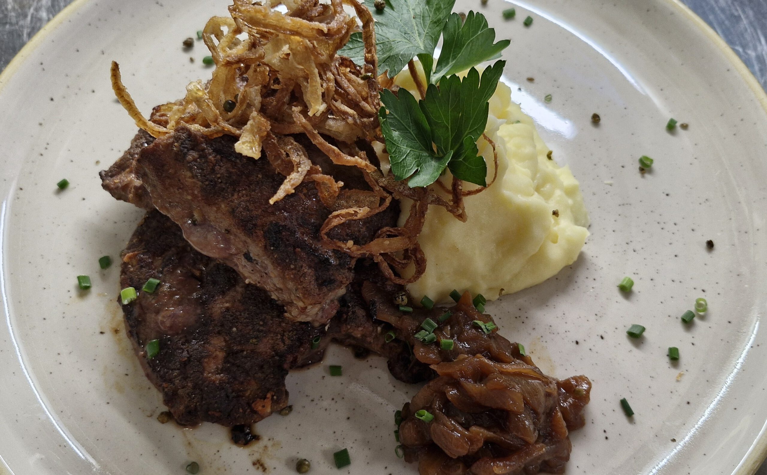 Kalbsleber mit Zwiebeln