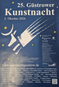 Plakat der 25. Güstrower Kunstnacht